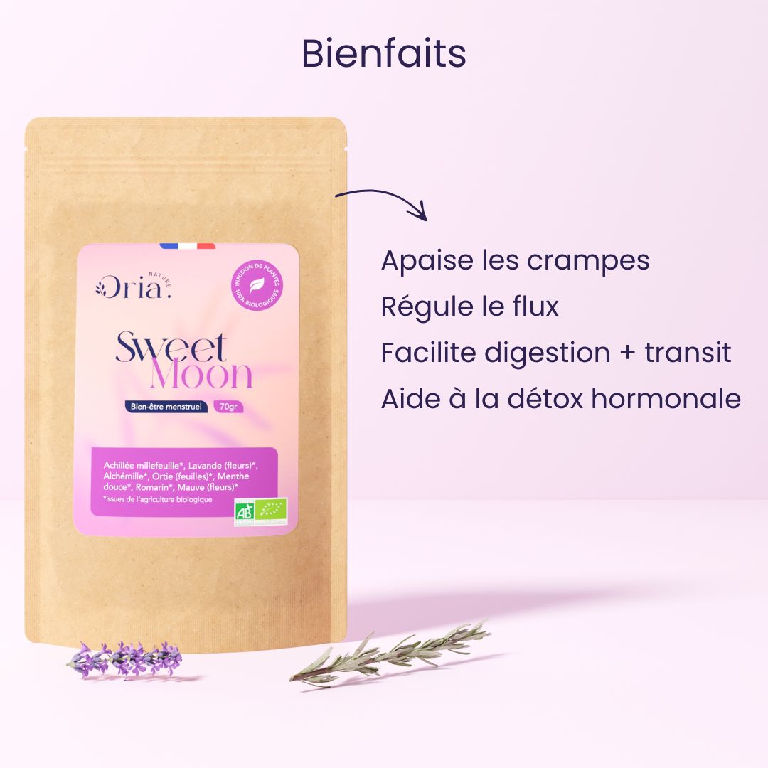 Règles douloureuses & Endométriose - Infusion BIO Sweet Moon