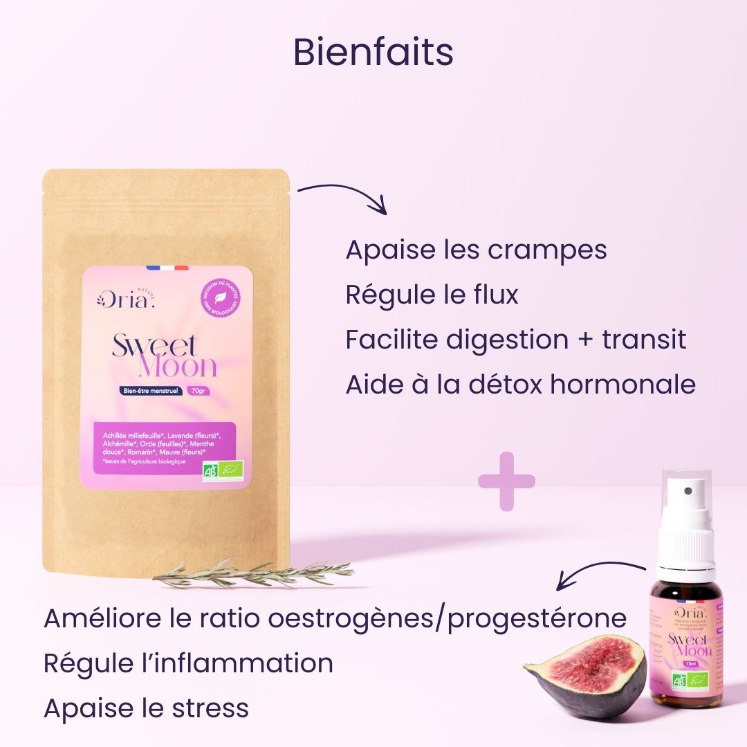 Règles douloureuses & Endométriose - Cure BIO Sweet Moon