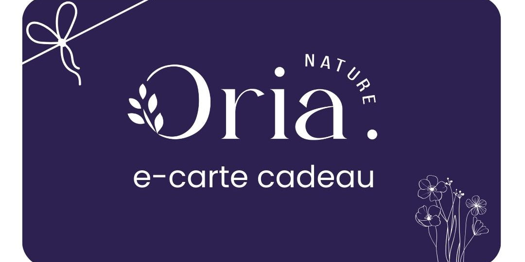 E-Cartes cadeaux Oria Nature